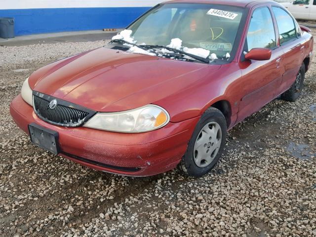 1MEFM6531YK613859 - 2000 MERCURY MYSTIQUE G RED photo 2