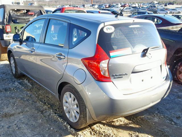 3N1CE2CPXEL407047 - 2014 NISSAN VERSA NOTE GRAY photo 3