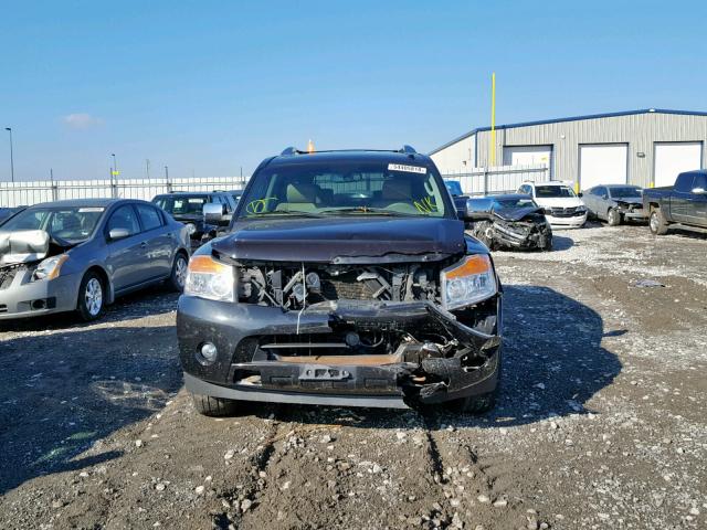 5N1BA0NF1CN603643 - 2012 NISSAN ARMADA SV BLACK photo 9