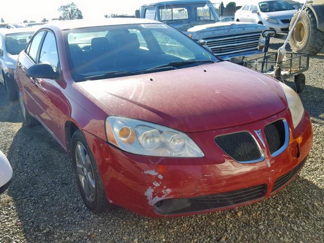 1G2ZH58N974249207 - 2007 PONTIAC G6 GT RED photo 1