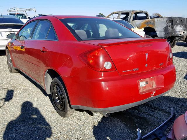 1G2ZH58N974249207 - 2007 PONTIAC G6 GT RED photo 3