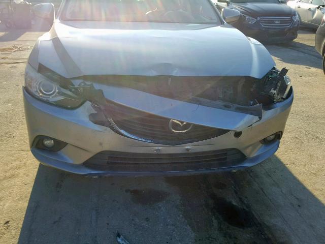 JM1GJ1W66E1158048 - 2014 MAZDA 6 GRAND TO SILVER photo 9