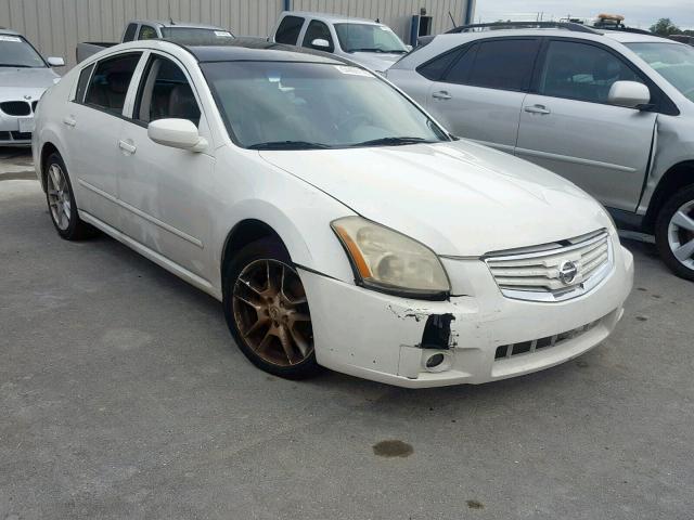 1N4BA41EX7C821841 - 2007 NISSAN MAXIMA SE WHITE photo 1