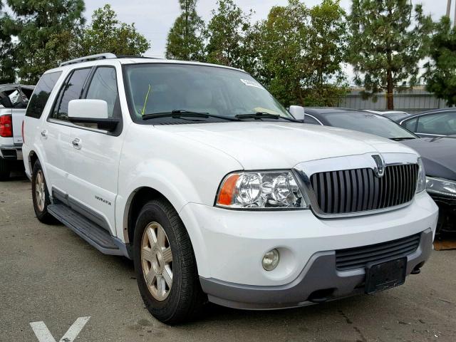 5LMFU27R63LJ43898 - 2003 LINCOLN NAVIGATOR Ақ фото 1