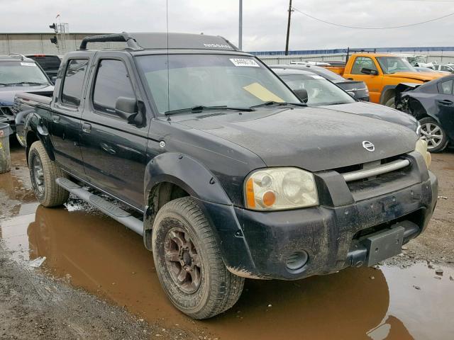 1N6ED27T74C450784 - 2004 NISSAN FRONTIER C BLACK photo 1