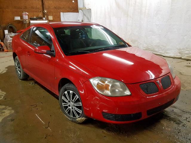 1G2AL18F487215561 - 2008 PONTIAC G5 RED photo 1