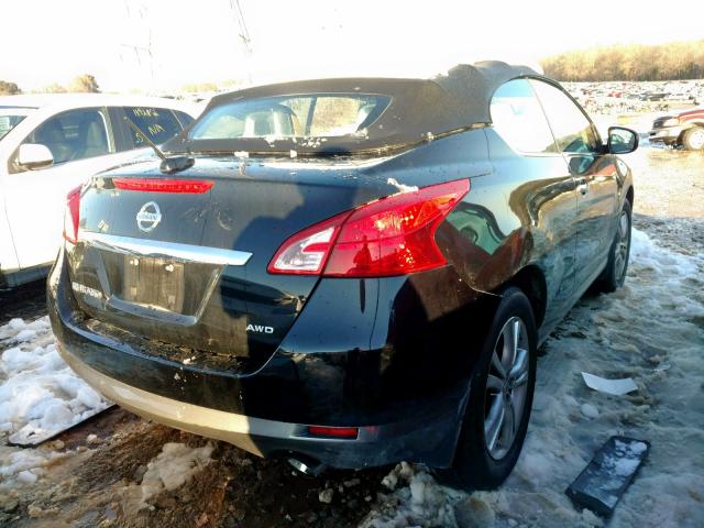 JN8AZ1FY5BW003221 - 2011 NISSAN MURANO CRO BLACK photo 4