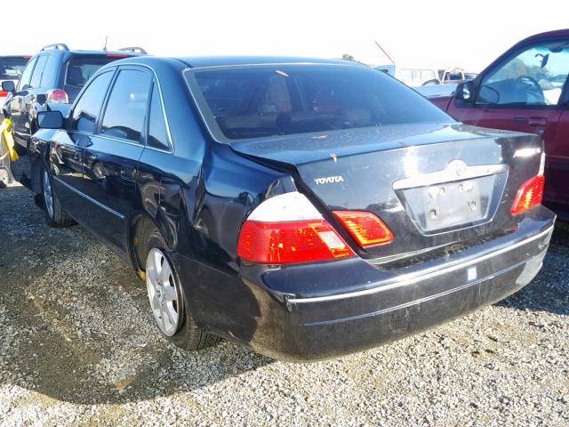 4T1BF28B13U268993 - 2003 TOYOTA AVALON XL BLACK photo 3