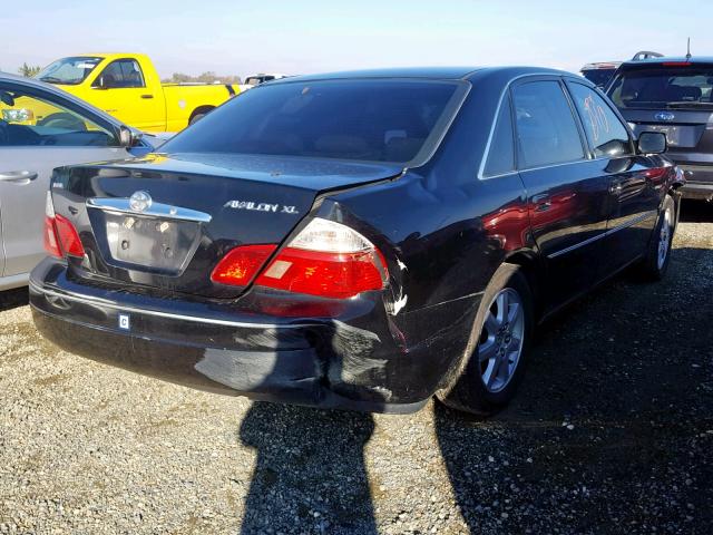 4T1BF28B13U268993 - 2003 TOYOTA AVALON XL BLACK photo 4