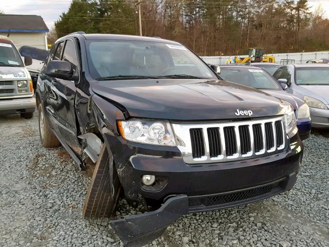 1C4RJEAG2CC137263 - 2012 JEEP GRAND CHER BLACK photo 1