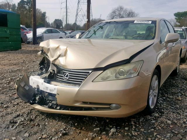 JTHBJ46G472128319 - 2007 LEXUS ES 350 GOLD photo 2