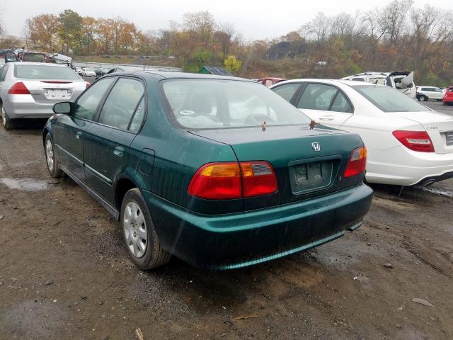 2HGEJ6613YH568810 - 2000 HONDA CIVIC BASE GREEN photo 3