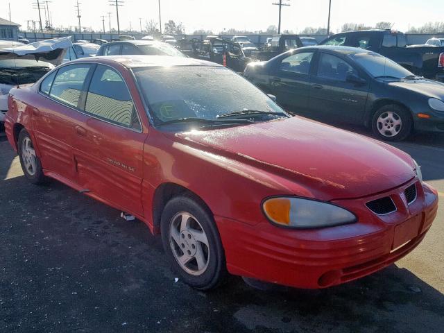 1G2NF52T5YC543061 - 2000 PONTIAC GRAND AM S RED photo 1