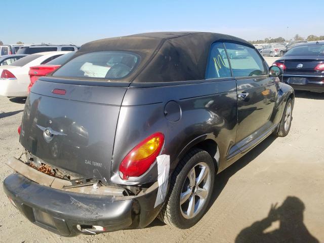 3C3EY55E95T298322 - 2005 CHRYSLER PT CRUISER GRAY photo 4