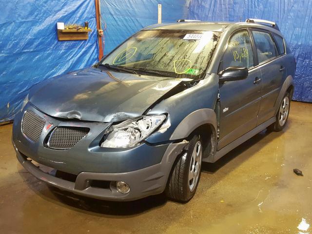 5Y2SL65877Z403836 - 2007 PONTIAC VIBE BLUE photo 2