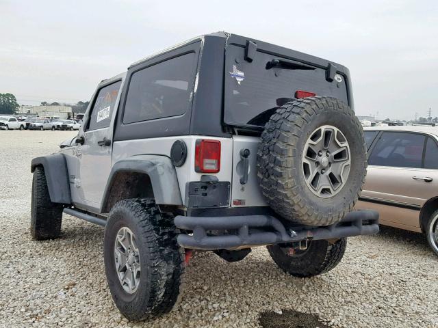 1C4AJWAG6CL182709 - 2012 JEEP WRANGLER S SILVER photo 3