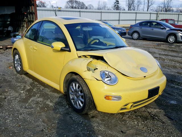 3VWCR31C94M415072 - 2004 VOLKSWAGEN NEW BEETLE YELLOW photo 1