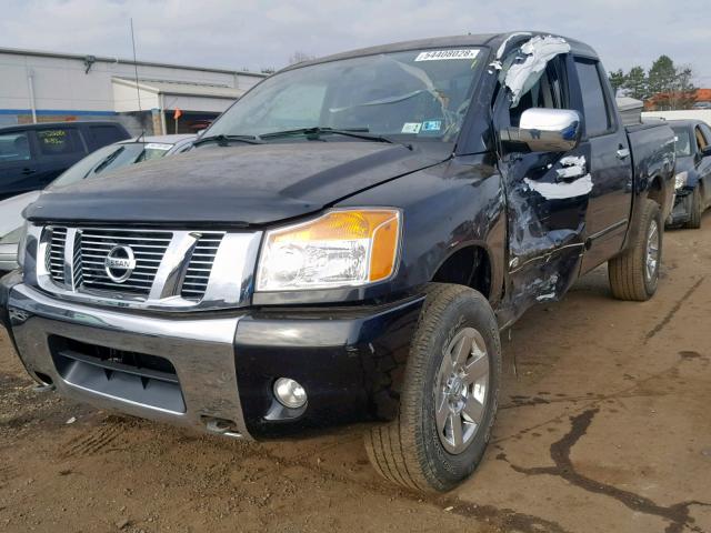 1N6AA0EC2CN306075 - 2012 NISSAN TITAN S BLACK photo 2