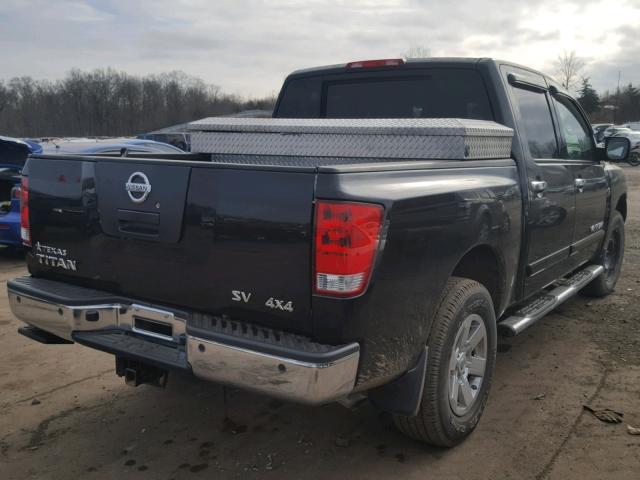 1N6AA0EC2CN306075 - 2012 NISSAN TITAN S BLACK photo 4