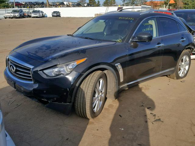 JN8CS1MWXDM174883 - 2013 INFINITI FX37 BLACK photo 2