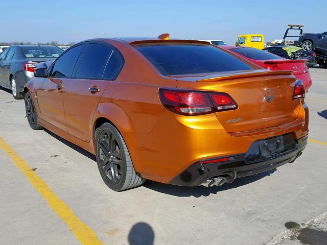 6G3F15RW1HL305421 - 2017 CHEVROLET SS ORANGE photo 3