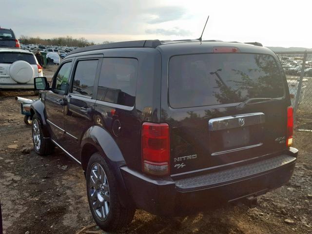 1D8GU58647W732102 - 2007 DODGE NITRO R/T BLACK photo 3