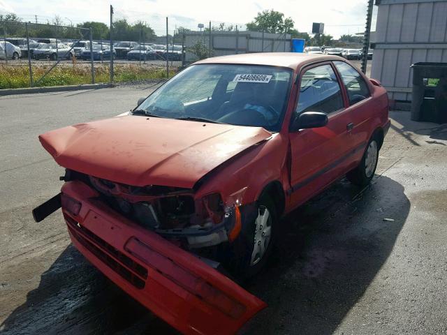 JT2AC52L0V0202854 - 1997 TOYOTA TERCEL CE RED photo 2