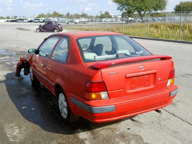 JT2AC52L0V0202854 - 1997 TOYOTA TERCEL CE RED photo 3