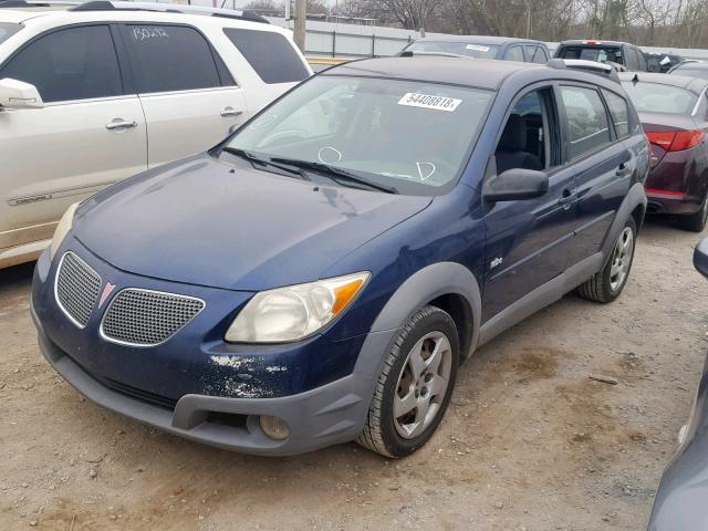 5Y2SL65888Z405208 - 2008 PONTIAC VIBE BLUE photo 2