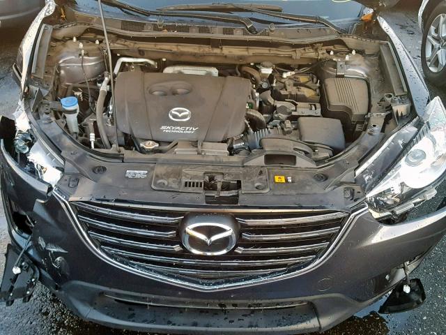 JM3KE2BY4G0771183 - 2016 MAZDA CX-5 SPORT GRAY photo 7