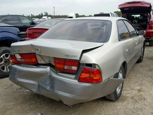 JT8BF22G6V0013192 - 1997 LEXUS ES 300 SILVER photo 4