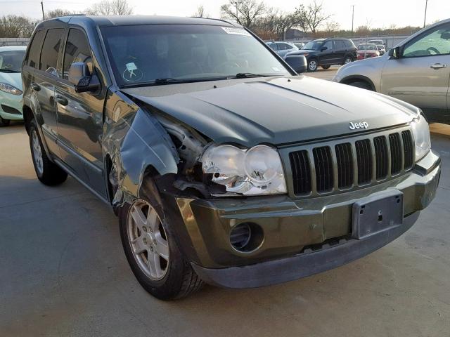 1J8GS48K57C656797 - 2007 JEEP GRAND CHER GREEN photo 1