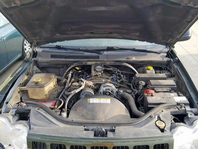 1J8GS48K57C656797 - 2007 JEEP GRAND CHER GREEN photo 7