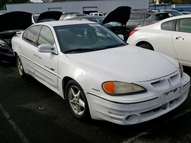 1G2NW52E81C121731 - 2001 PONTIAC GRAND AM G WHITE photo 1