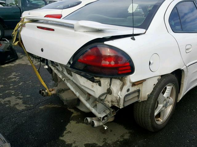 1G2NW52E81C121731 - 2001 PONTIAC GRAND AM G WHITE photo 9