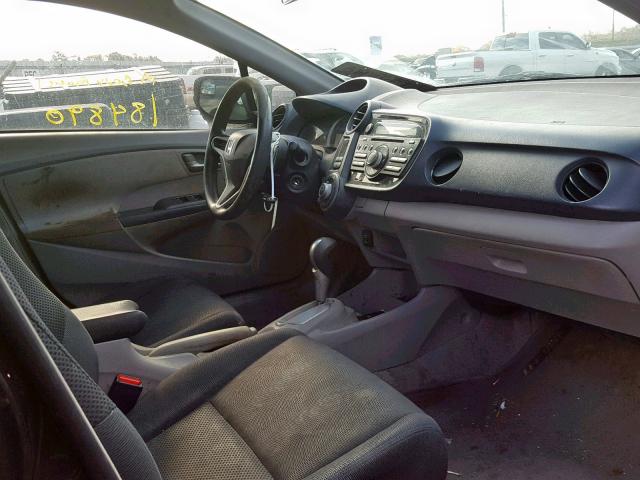 JHMZE2H73AS043306 - 2010 HONDA INSIGHT EX BLACK photo 5