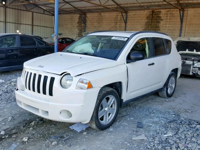 1J4FT47A09D194245 - 2009 JEEP COMPASS SP WHITE photo 2