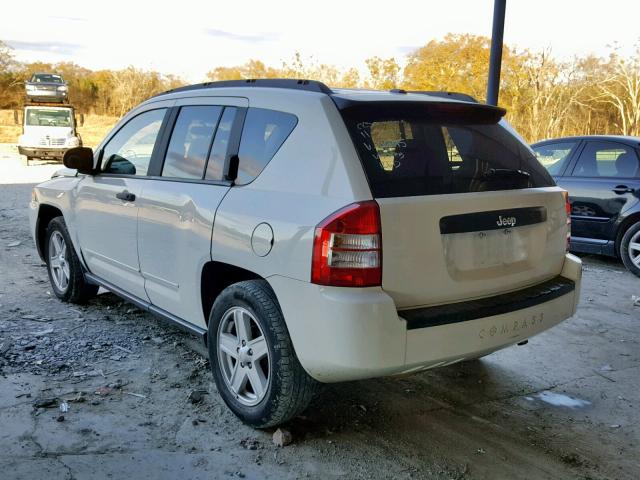 1J4FT47A09D194245 - 2009 JEEP COMPASS SP WHITE photo 3