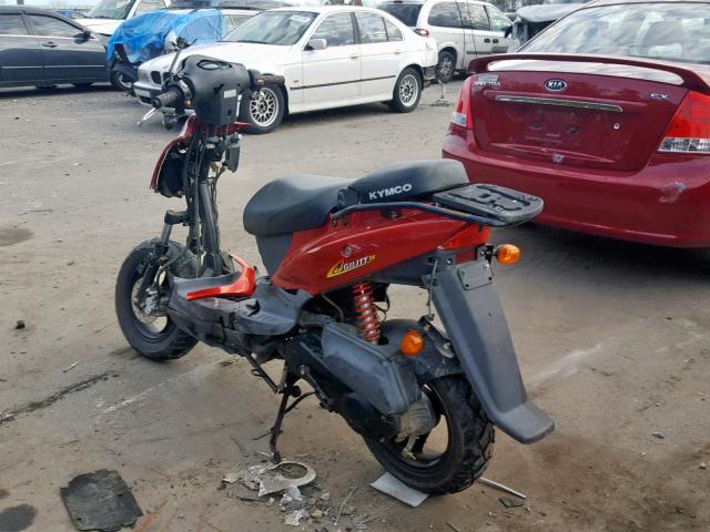 LC2U6A03XDC000234 - 2013 KYMCO USA INC AGILITY 50 RED photo 3