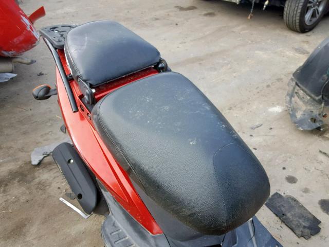 LC2U6A03XDC000234 - 2013 KYMCO USA INC AGILITY 50 RED photo 6