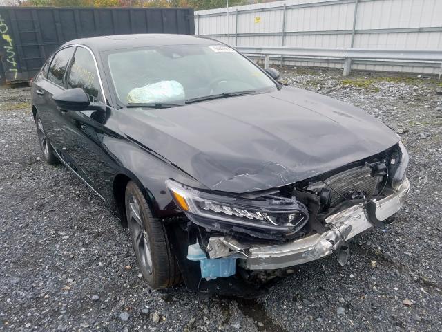 1HGCV1F4XKA002836 - 2019 HONDA ACCORD EX BLACK photo 1