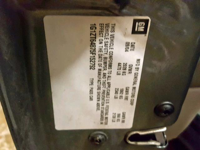 1G1ZT64875F152792 - 2005 CHEVROLET MALIBU MAX 灰色 照片 10