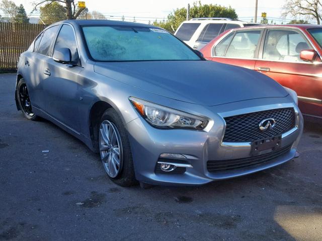 JN1BV7AP4EM670233 - 2014 INFINITI Q50 BASE BLUE photo 1