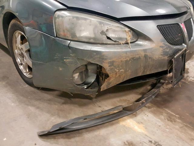 2G2WS522741375687 - 2004 PONTIAC GRAND PRIX ვერცხლისფერი ფოტო 9