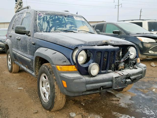 1J4GL38K86W191485 - 2006 JEEP LIBERTY RE BLUE photo 1