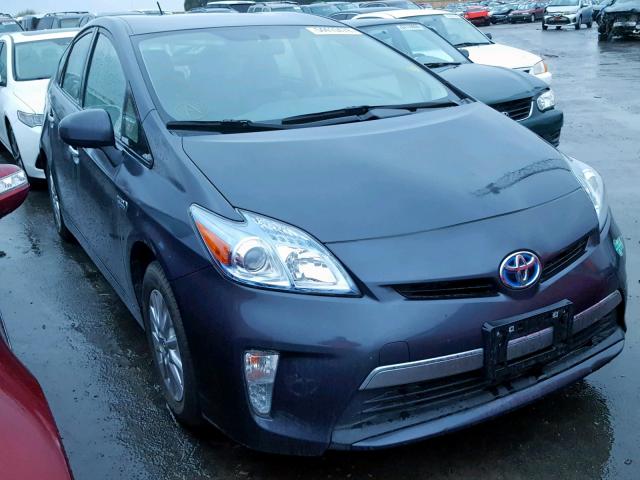 JTDKN3DP4E3056483 - 2014 TOYOTA PRIUS PLUG BLUE photo 1