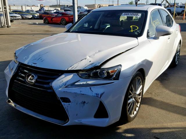 JTHBA1D2XJ5066999 - 2018 LEXUS IS 200T WHITE photo 2