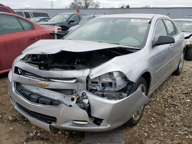 1G1ZB5EB3A4139809 - 2010 CHEVROLET MALIBU LS 灰色 照片 2