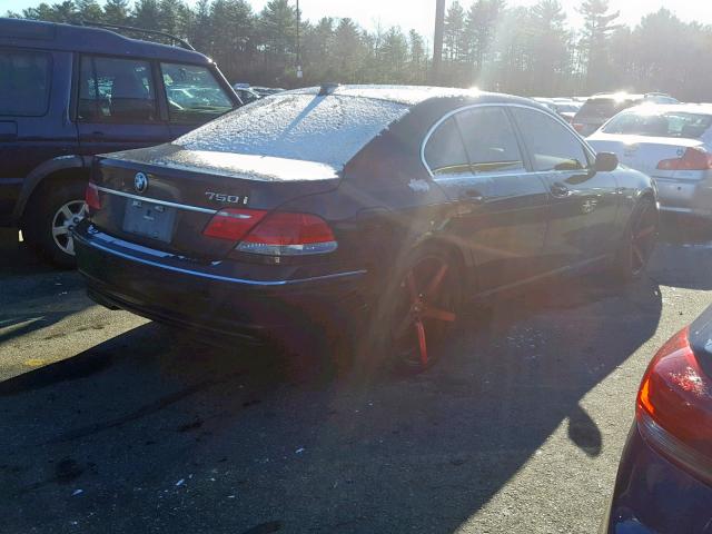 WBAHL83576DT01055 - 2006 BMW 750 I BLACK photo 4