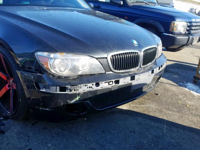 WBAHL83576DT01055 - 2006 BMW 750 I BLACK photo 9